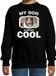 Bellatio Decorations Sheltie Honden Trui / Sweater My Dog Is Serious Cool Zwart - Kinderen