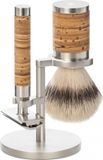 MÜHLE - scheerset ROCCA - Synthetisch - RVS Berkenschors