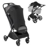 Jané Zonnekap voor kinderwagen, zonwering, UPF +50, universeel, elastisch, ademend, zwart
