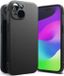 Ringke Onyx Hoesje Geschikt voor Apple iPhone 15 Flexibel TPU Back Cover Zwart