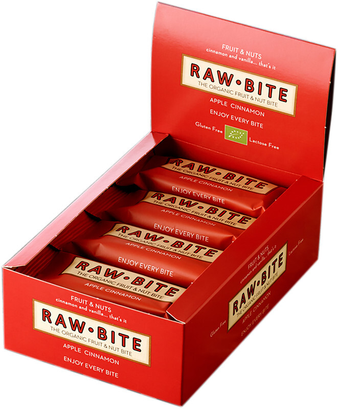 Raw Bite Repen Box 12x50g, apple/cinnamon