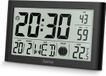 Hama Wandklok Martinique Radiogestuurd met Thermometer en Hygrometer Zwart