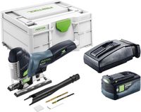 Festool PSC 420 EB-Basic accu pendelzaag 18 V 120 mm borstelloos + 1x accu 5,0 Ah + oplader + Systainer