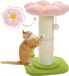Merkloos / Sans marque Shenzhen Haorui Industrial Technology Co., Ltd. Krabpaal voor katten - hoge krabpaal - 1 stuk - roze