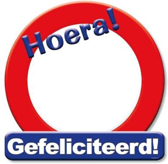 Paper Dreams Huldebord - Gefeliciteerd - Multi