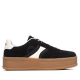 REFRESH - Sneakers Femme Noir - Chaussures confortables et polyvalentes - Mode décontractée - Modèle 17623405 (Taille 39)