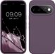 kwmobile telefoonhoesje geschikt voor Google Pixel 11 / Pixel 11 Pro - Hoesje met siliconen coating - Smartphone case in Bleke iris