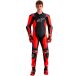 Alpinestars Combinaison en cuir Missile V3 - 1 pièce Noir Rouge Fluo Violet, Taille : 52