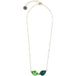 OTAZU Collier Classique Goutte Vert