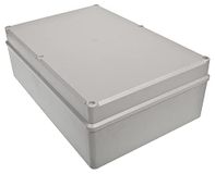 RS PRO ABS-behuizing, 283 x 193,2 x 96,7 mm, lichtgrijs IK09, IP65, afgeschermd