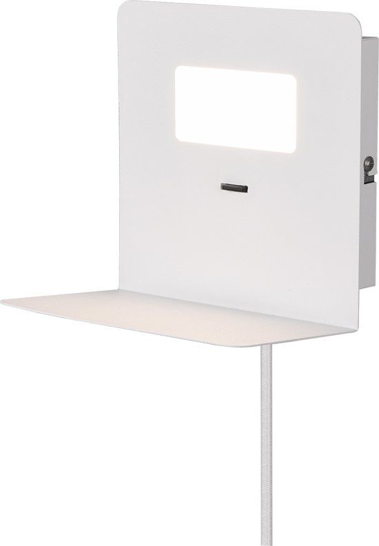 Trio ALOFT - Wandlamp - geÃ¯ntegreerd LED - oplaadfunctie voor telefoon - wit