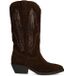 Sacha Dames Bruine Pony Hair Cowboylaarzen Maat 39