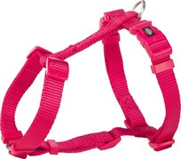 TRIXIE Hondentuigje - Premium H-tuig - Maat: L–XL: 75–120 cm/25 mm - Kleur: fuchsia Fuchsia