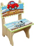 Teamson Kids Houten Time-Out Stoel Voor Kinder - Kinderslaapkamer Accessoires - Transportatie Ontwerp