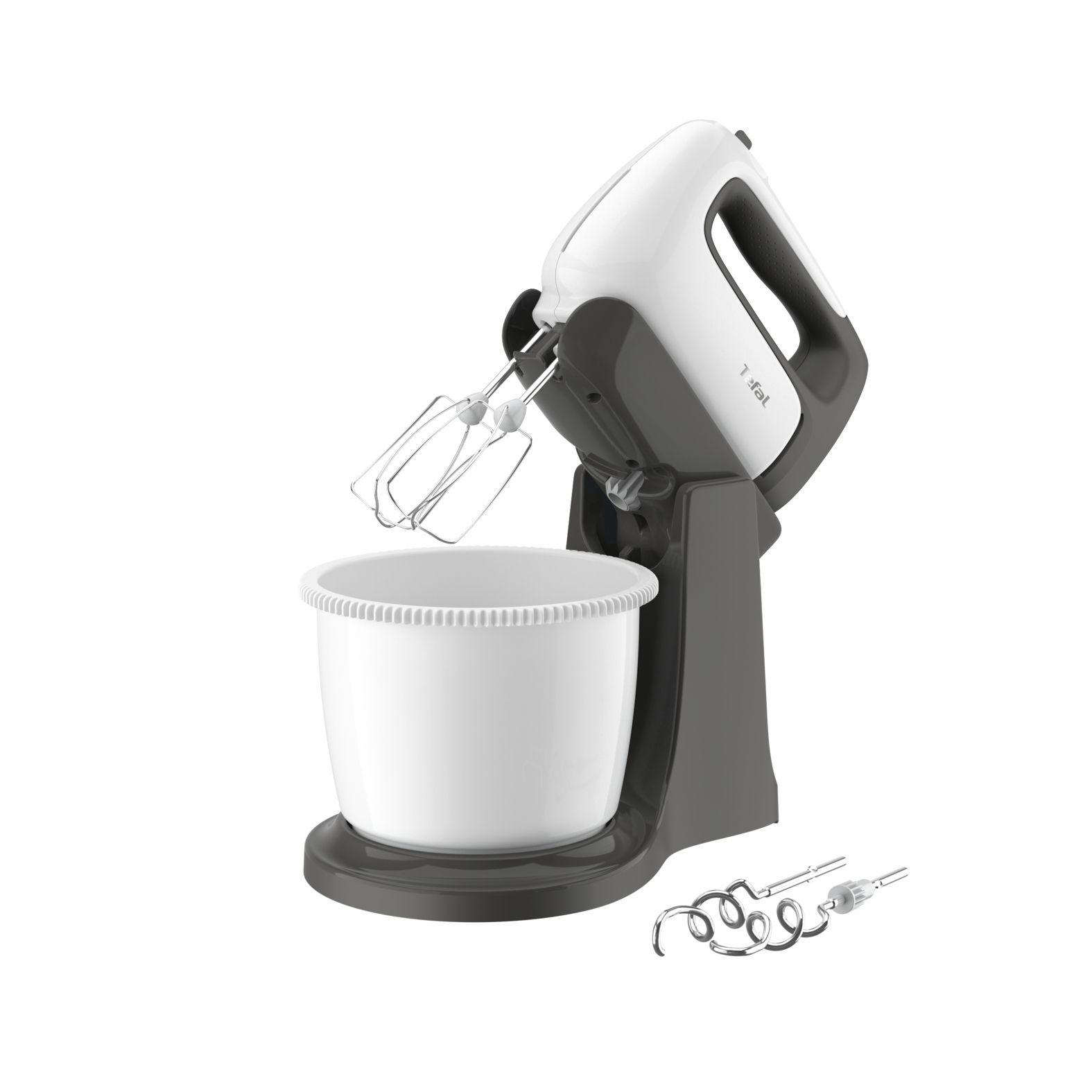 Tefal Prep'Mix+ HT4641 Handmixer - Stand Mixer - 500W - Grijs/Wit