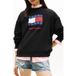 Tommy Hilfiger Boxy Wavy Flag Crew Noir
