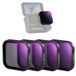 NEEWER 4-pack gepolariseerde ND-filterset compatibel met Insta360 Ace Pro/Ace Pro 2, snap-on multicoated HD optisch glas ND8/PL, ND16/PL, ND32/PL, ND64/PL lensfilter actiecamera-accessoires, FL-C31
