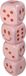 HD Collection Bougeoir Polyresin 7.5x7.5x29.5cm Rose/Orange