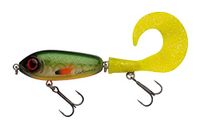 Abu Garcia Svartzonker McMio Snoek & Musky Visaas - Drijvend Jerkbait voor Zoetwater Roofdieren - Ideaal voor Snoek, Musky, Snoekbaars & Baars - Realistisch 3D Ontwerp, Fire Carp Flash 18 cm