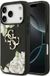 Guess Grained Roses Groot 4G Logo Hoesje Voor Iphone 17 Pro Max Gestileerd