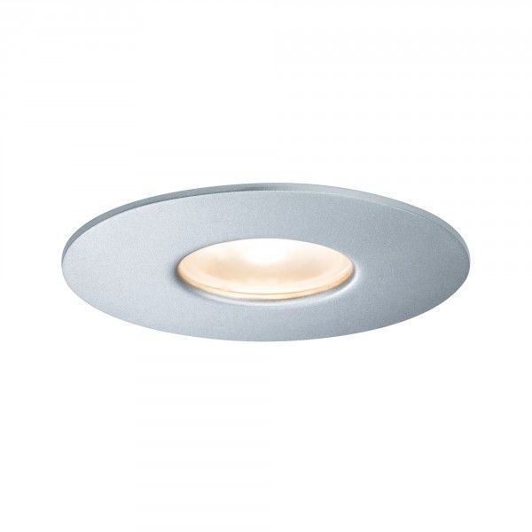 Paulmann House Wandinbouwlamp IP44 3000K - Zilver