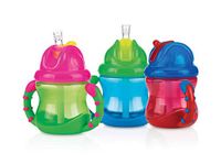 Nûby Flip ItTM Mok met dubbel handvat, 240 ml, 12 m+