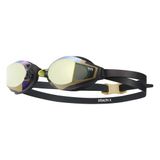 Tyr Stealth-x Performance Zwembril Met Spiegelglazen Zwart, Goud