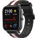 Strap-it Bracelet en silicone pour montre connectée - Convient pour Xiaomi Amazfit GTS Special Edition - Noir/Blanc