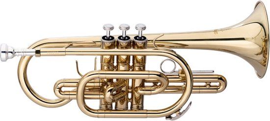 Stagg WS-CR215S Bb Cornet - Goud/Roodkoper - Incl. Softcase