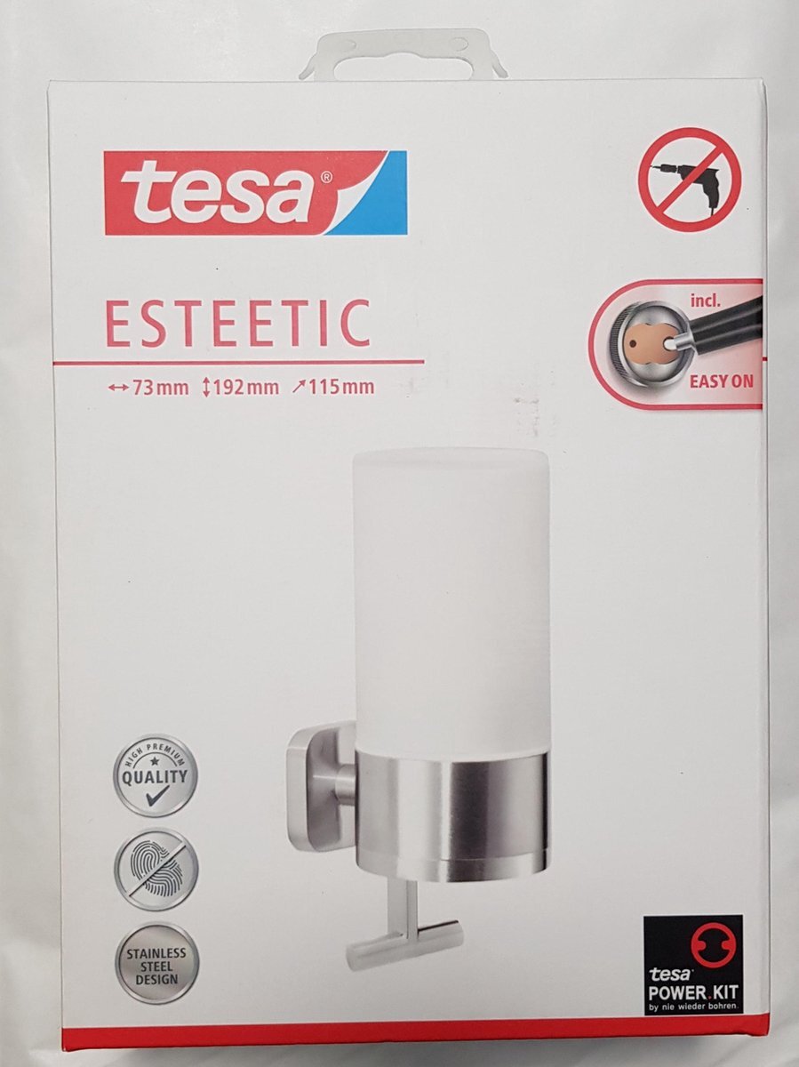 tesa Esteetic zeepdispenser roestvrij staal