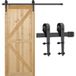 Yaheetech Ensemble de quincaillerie pour portes coulissantes 183 cm