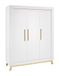 Schardt Miami White Armoire 3 portes blanc huilé