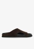 Shabbies Amsterdam Inga Close Slippers - Dames - Bruin - Maat 40