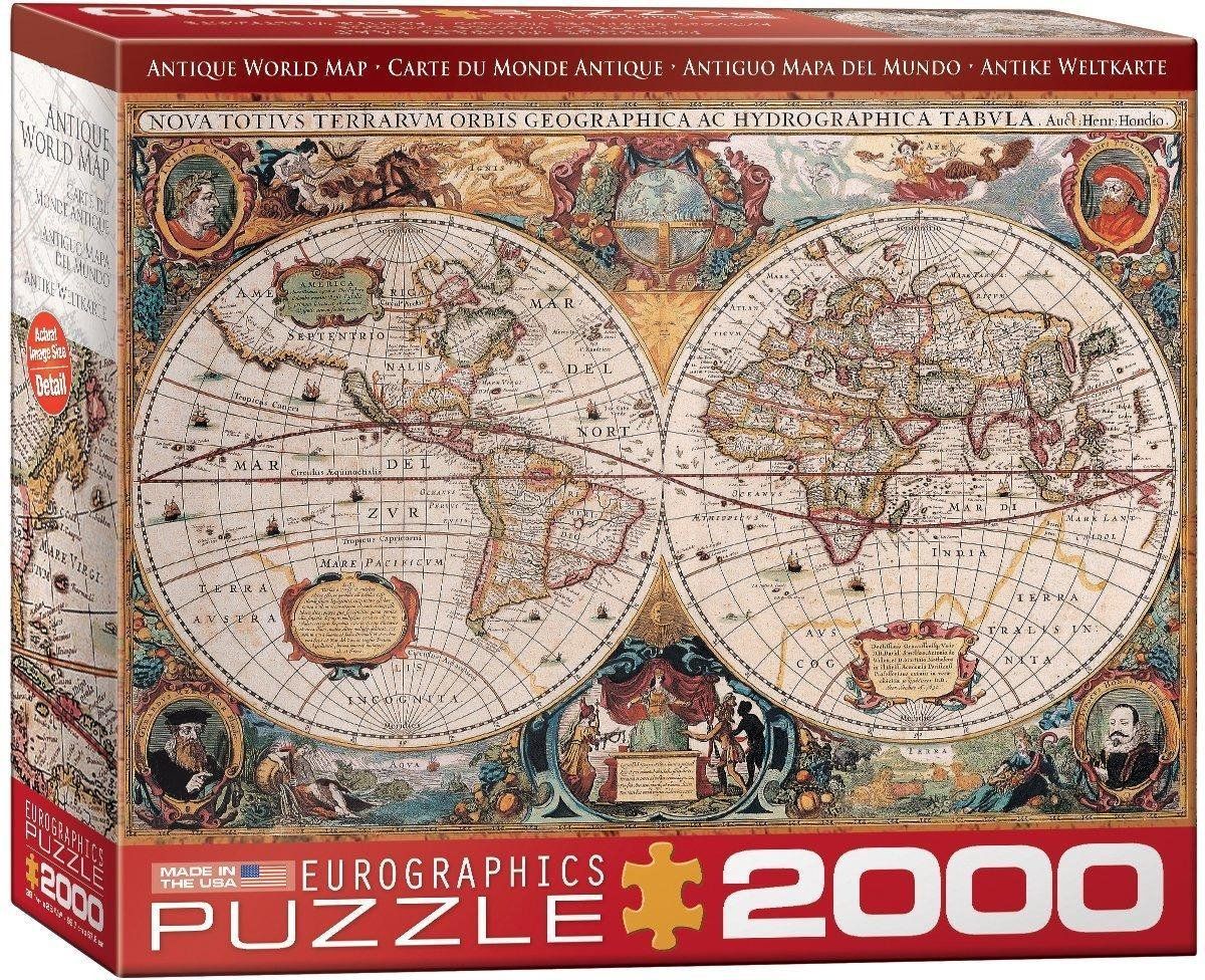 Eurographics Antique World Map 2000pc Puzzle