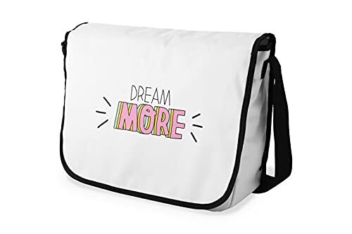 Bonamaison Digitaal bedrukte boodschapper schooltas voor studenten, cross-body tas, koerierstas, schoudertas voor kinderen, meisjes, jongens, maat: 29x36 cm