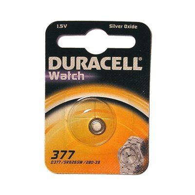 Duracell D377 - Huishoudelijke batterij - Zilver