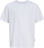 JACK & JONES JJ Rebel Jongens T-shirt JREBCREST SS TEE NOOS JNR Wit Katoen Maat 164