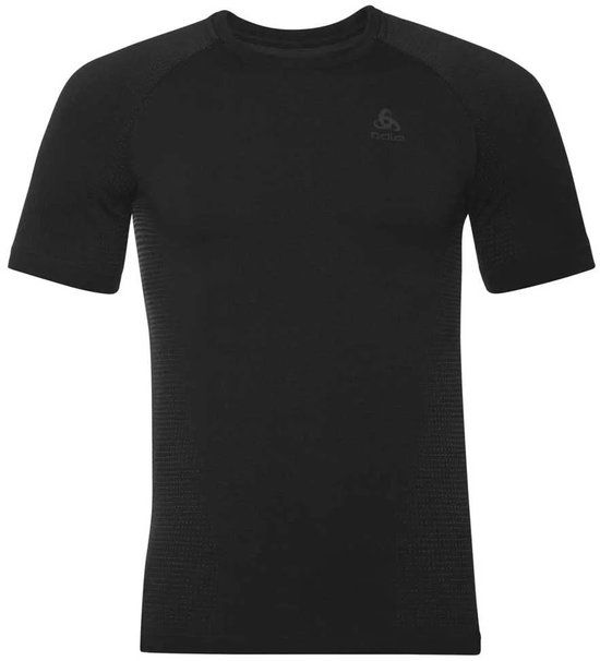 Odlo Performance Warm Eco BI Top Crew Neck T-shirt Heren-Zwart, Maat S