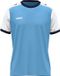 Jako Dynamic Shirt Korte Mouw Heren - Hemelsblauw / Wit / Marine | Maat: XXL