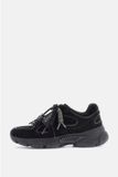 Guess Irrina Lage Sneakers Dames Zwart Leer Synthetisch Kunststof 37