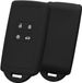 kwmobile housse de clé de voiture noir pour clé de voiture Renault 4 boutons Smartkey (Keyless Go uniquement)