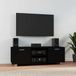 Maison Exclusive meuble TV, noir, 120x40,5x35 cm, panneau de particules