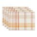 DII Veranda Plaid Collectie Decoratief Katoen Dagelijks Tafelblad, Placemat Set, 13x19, 4 Count