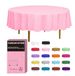 D&Z Kunststof tafelkleed, wegwerpbaar, 6 stuks roze tafelkleed, individueel verpakt voor binnen en buiten, on-the-go 84 inch tafelkleed, ideaal voor feest, picknick, verjaardag, bruiloft en diner