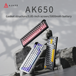 Ajazz AK650 Gaming Mechanical Keyboard with Color Screen - 66 Keys RGB Bluetooth Wireless