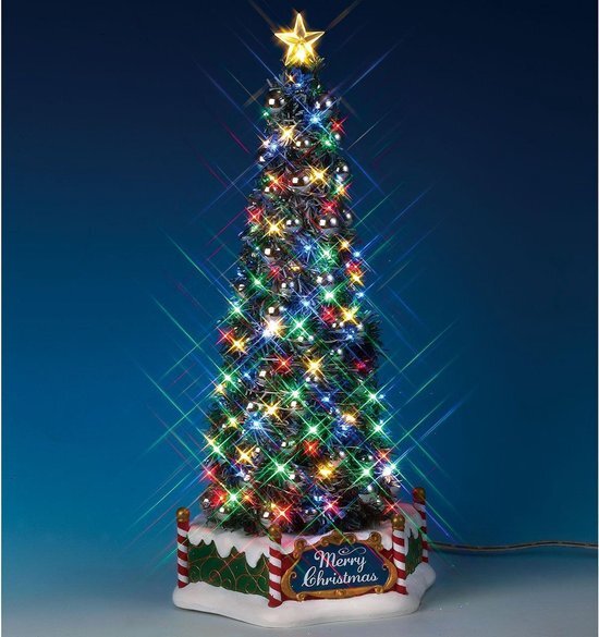 LEMAX Kerstdorp New Majestic Christmas Tree - met verlichting