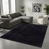 TapisTrend Harig tapijt Zwart 140x200 cm