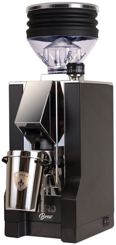 Eureka Mignon Zero 16CR Brew Coffee Grinder, Black