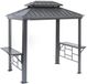 Sojag Messina Aluminium BBQ Grillpaviljoen - 179x292x262 cm