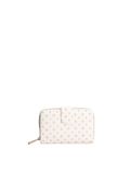 Briciole Portefeuille pour femme Polyuréthane en polyuréthane 15,5 x 10 x 3 cm, Blanc et beige, Taglia Unica, Sac à bandoulière